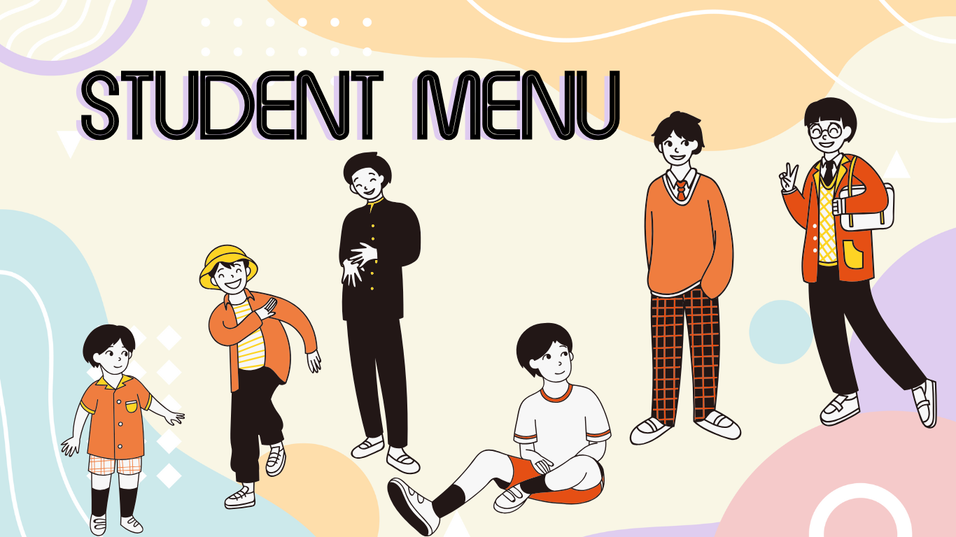 STUDENT MENU